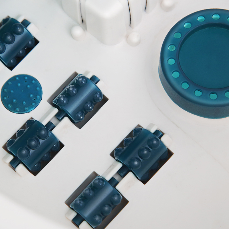 তাপ বুদবুদ এবং ভাইব্রেশন ম্যাসেজ সহ MM-19A ফুট স্পা বাথ ম্যাসাজার