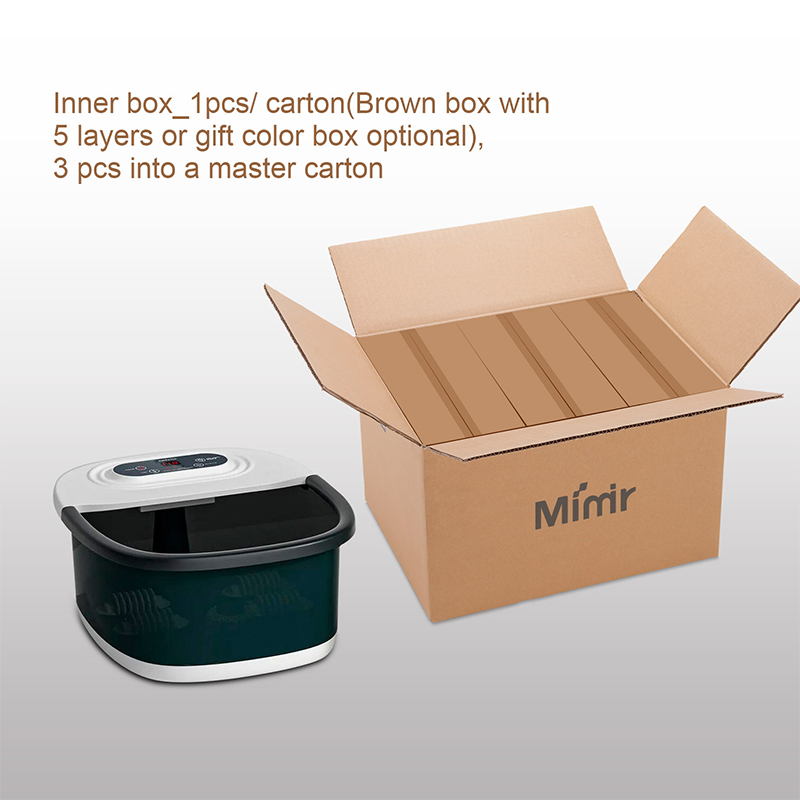 কম্পন সহ MM-20M-8 ম্যানুয়াল ফুট স্পা বাথ ম্যাসাজার