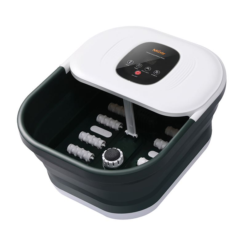 পা রিলাক্স ম্যাসেজের জন্য পিউমাইস স্টোন সহ MZD-22B-1 কলাপসিবল ফুট স্পা মেশিন