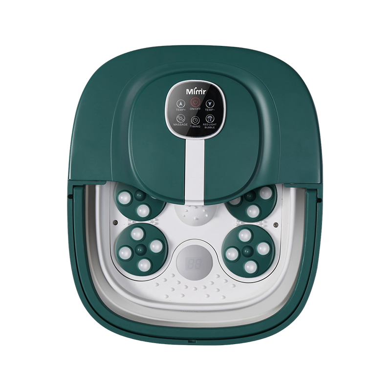 স্বয়ংক্রিয় ম্যাসেজ রোলার সহ MZD-03D কলাপসিবল ফুট স্পা মেশিন